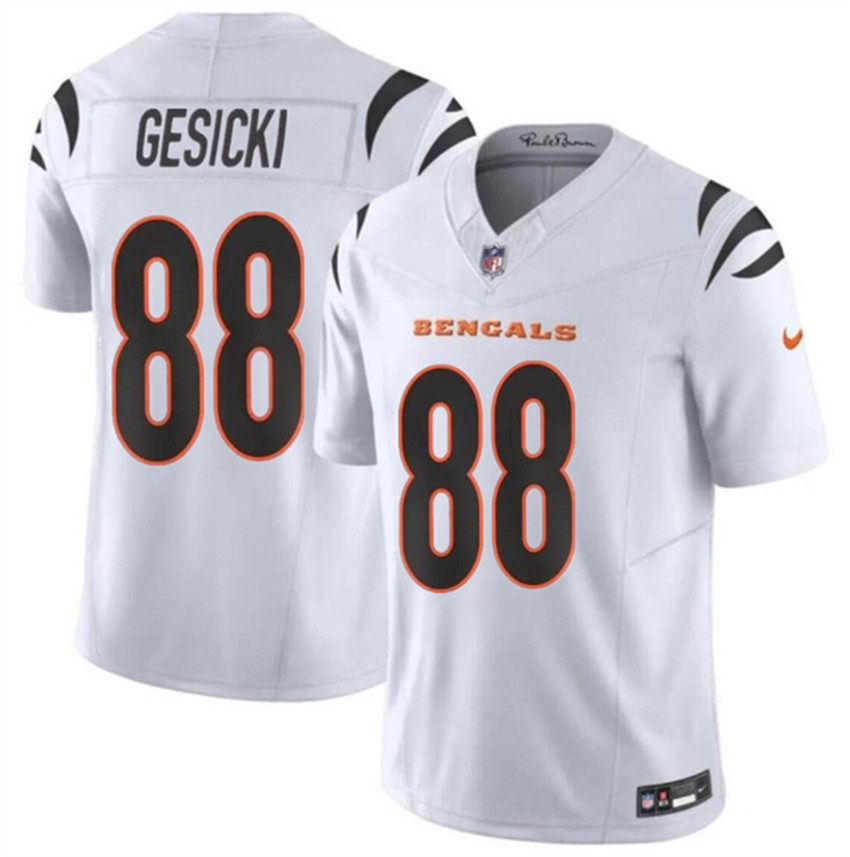 Men's White Cincinnati Bengals #88 Mike Gesicki 2024 F.U.S.E. Vapor Untouchable Limited Stitched Jersey